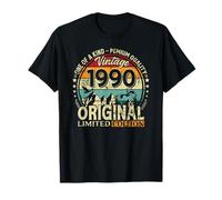 35th Birthday Man Woman 35 Years 1990 Decoration Fun T-Shirt