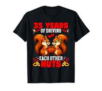 35th Wedding Anniversary 35-Year Driving Each Other Nuts T-Shirt
