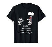 35th Wedding Anniversary Parents Gift 35 Years Together Cute T-Shirt