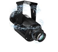 35W LED Custom Image GOBO Logo Projector Light for Indoor/Outdoor IP67 Waterproof Party Lighting Wedding,Black,Remote Control