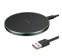 35W Wireless Induction Charger, Fast Charging Pad with QC3.0 USB?C, Mobile Phone Induction Charger, Wireless Charger, Compatible with iPhone Series 16/15/14/13/12, Air