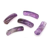 35x10mm Rectangle Beads Natural Stones Amethyst Tiger Eye Lapis Lazuli Connector DIY Bracelets