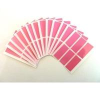 35x15mm Labels, Rectangle, Pink, Plastic/Vinyl Colour Code Stickers, Self-Adhesive Sticky Labels