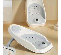 35x18x28cm Ergonomic Kids Bath Support, Gray 0-6 Months New-Born Bath Seat, Non-Slip Soft Support Kids Shower Seat, Quick Dry Adjustable Bath Seat, Baby Bath Support (Temperature Sensing Clause)