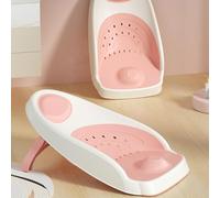 35x18x28cm Ergonomic Kids Bath Support, Pink 0-6 Months New-born Bath Seat,Non-Slip Soft Support Kids Shower Seat,Quick Dry Comfortable Adjustable Bath Seat, Foldable Baby Bath Support (Regular Style)