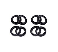 35x48x11 Front Fork Suspension Oil Seal Dust Cover For SH300i SH300 Seuro-3 07-09 SH 300 i ABS 2007-12(4xOil seal 4xcover)