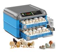 36/192/256/500 Egg Incubator With Automatic Egg Turning Humidity Monitor Eggs Hatching Incubators For Chicken Duck Goose Pigeon Digital Temperature Control For Home Farm Industrial(Size:56)