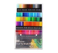 36/48 / 60/72 / 100 Colors Double Ends Brush Pen Set Watercolor Felt Tip Watercolour Markers