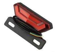 36-48V E-Bike Tail Light, LED Rear Light for Night Riding, 4-Pin Waterproof Brake & Taillight Compatible with 36V 48V Electric Bikes