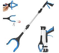 36"/91cm Litter Picker Grabber Stick, Magnetic Heavy Duty Grabber Stick with Extendable Reach, Helping Hand & Mobility Aid for Elderly&Disabled-Portable Mobility Aid for Garden Rubbish/Leaf Picking