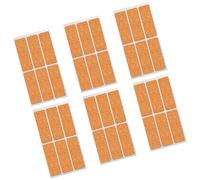 36/96/132Pcs Corkwood Name Label Corkwood Name Sticker Adhesive Sticker Clothing Labels for Labelling Stickable Notes