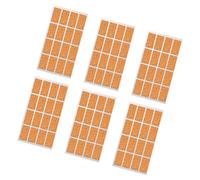 36/96/132Pcs Corkwood Name Label Corkwood Name Sticker Adhesive Sticker Clothing Labels for Labelling Stickable Notes
