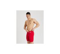 (36) Arena Team Men Swim Jammers Quick Dry Stretch Fit Athletic Swimming Shorts - Red