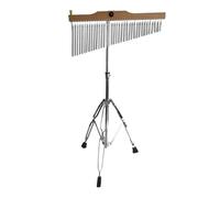 36 Bar Chimes Set with Sturdy Stand for Melody Makers, Argent White