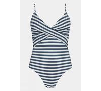 36 Barts Womens Custe Shaping One Piece Blue Size 8