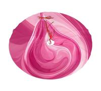 36" Christmas Tree Skirt â€“ Festive Holiday Party Mat with Color ink pear Print, Indoor Outdoor Celebrations, New Year