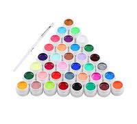 36 Colors/Set Uv&Led Cured By UV Lamp Nail Art Accessories Gel Set Soak Off Nail Lamp Gel Uv&Led