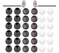 36 Earphone Earbud Tips Silicone Replacement Earbuds Caps 3 Size Noise Isolation Comfort Rubber Ear Bud Tips Compatible with Beats by dr dre Powerbeats Pro Wireless Earphones 4.5mm to 6mm Headphones
