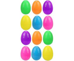 36 Empty Fillable Plastic Surprise Easter Eggs - Fill With Easter Hunt Gifts And Chocolate