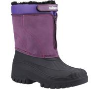 Cotswold Venture Waterproof Winter Boot Junior Purple