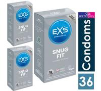 EXS Snug Fit Latex Condoms (12 Pack)