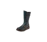 Fly London Mes 2 Petrol leather Womens knee-high boots P142913-017 in a Plain Leather in Size 36