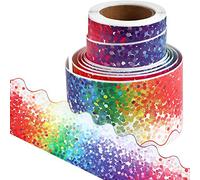 36 ft Bulletin Board Borders Adhesive Confetti Dot Border Trim for Decorate Bulletin Boards Back to School Decorations Classroom