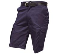 (36, Harbour Navy) Warrior Mens Cargo Work Shorts