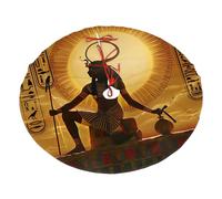 36 Inch Christmas Tree Skirt, Sun Old Egyptian Timeless Grace Xmas Tree Skirts Mat for Holiday Wedding Party Decor