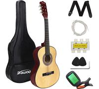 36 inch Classical Junior Acoustic Guitar 3/4 Size with Strings Set Gift UK
