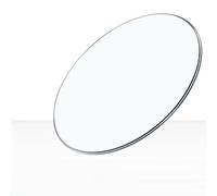 36-Inch Round Tempered Glass Tabletop - 1/2 Inch Thick Clear Glass Plate for Dining Table Coffee Table Home & Office Use - Elegant Design
