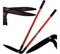36-Inch Side-Cutting Border Shears for Lawn Edging - Carbon Steel with Long Cushioned Handles