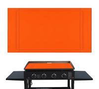 36 Inches Griddle Mat, Compatible with Blackstone Griddle Accessories Food Grade Silicone Heavy Duty Grill Cover, for All Season, Cooking Deck Protector from Rodents Insects Debris and Rust (Orange)