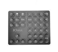 36 Keys Bluetooth Numeric keypad Portable Mini Financial Accounting Rechargeable Number pad Ultra-Silent for iPad Laptop,Mac, iMac, Tablet, PC and Desktop (Black)