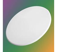 36" Large White Wooden TurntableRotating Kitchen Dining Table Centerpiece Serving Tray HandOperated Round Plate for Entertaining & Serving