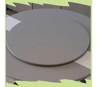 36" Lazy Susan Turntable - 100cm Rotating Wooden Tray for Dining & Entertaining Gray Finish Ideal for Parties Gatherings& Elegant Design for Round Tables