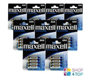 36 MAXELL ALKALINE AAA LR03 BATTERIES BLISTER PACK 1.5V MICRO MN2400 NEW
