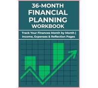 36-Months Financial Planning Workbook: Track Your Finances Month by Month | Income, Expenses & Reflection Pages