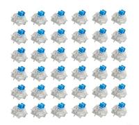 36 Pack 3-pin Tactile Keyboard Switches Replacement for MX Compatible Mechanical Keyboards Designed to Enhance Typing and Gaming Experience (Blue)