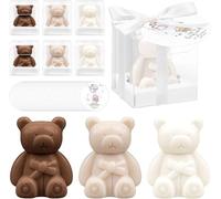 36 Pack Baby Shower Favors for Guests, Handmade Bear Soap Gift Set with Thank You Cards & Gift Boxes, Mini Guest Gifts for Baby Shower, Wedding, Birthday Party Decorations