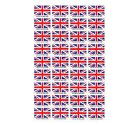 36 Pack Sheet - Small 30mm X 20mm Made in England Union Jack Self Adhesive Stickers - Water Proof Decal - Great Britain, Flag, GB, UK, England St George SG402