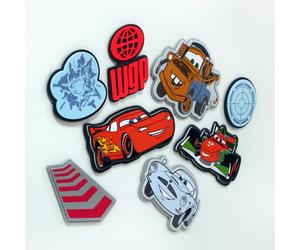 36 Packs of Disney Pixar Cars 24 Foam Self Adhesive Wall Stickers Retail Packed