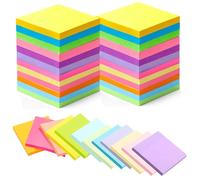 (36 Packs) Sticky Notes 3x3 inch,12 Bright Colors Self-Stick Pads, Strong Adhesive & Recyclable, Easy to Post for Office, Home, School, Notebook,100 Sheets/Pad, 3600 Total Sheets