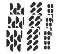 36 Pairs Soft Nose Pads for Glasses Adhesive Anti-Slip Silicone Eyeglass Nose Pads Cushion, Air Chamber Glasses Noses Pad, Self-Adhesive Anti-Slip Soft Foam, 1.5mm, Black