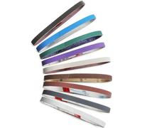 36 Pcs 1/2" x 18" Sanding Belts Set, 4 Each of 80/120/240/400/600/800/1000/2500/5000 Grits, Replacement Belts for Air/Electirc Belt Sander, for Woodworking, Plastics, Fiberglass and Metal Polishing