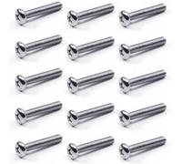 36 PCS #8-32x7/8 Machine Screws,8#-32 Pan Head Phillips Drive, UNC Fully Thread,304 Stainless Steel A2-70,Pan Head Machine Screw,DIY,Repair,Install Furaniture and Electrical Appliances Screws