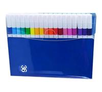 36 Pcs Acrylic Marker Set, Vibrant Multicolor Water-Based Paint Pens with Strong Coverage, 6.9 in Comfortable Grip, Portable Case 6.9 x 5.1 x 0.8 in, for Art Painting & Creative Projects