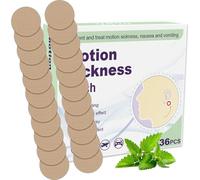 36 PCS Anti - Dizziness Patch, Refreshing Patch Anti Nausea Patches, Relieve Dizziness, Suitable for Those Traveling by Car, Ship Or Plane