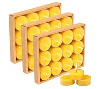 36 Pcs Beeswax Candles, Pure Bees Wax Candle with Cotton Wick, Natural Non Toxic Eco-Friendly Beeswax Candle Ambiance and Home Decor