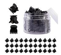 36 PCS Black Mini Hair Claw Clips Great for Design Kids and Adult Hairstyles Decoration Buns, Pining Bangs Strong Grip Multifunction Clamp Clips.